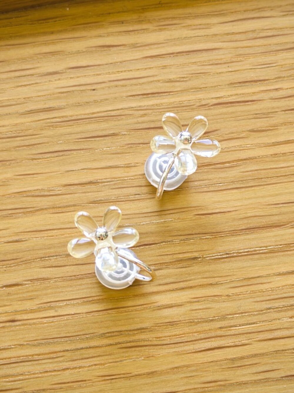 NEW Flower Spiral Clip-On Earrings | Fresh Summer Style | No Piercing Needed